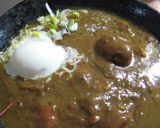 A picture of step 5 of Curry Ramen with Leftover Curry.