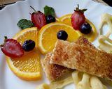 A picture of step 6 of Net Pancakes#4weekchallenge.