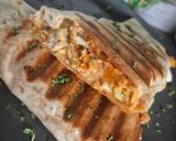Une image de l'étape 6 de Tacos aux tenders sauce fromagère.