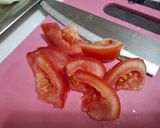 家常菜料理-香煎鴻喜菇絲瓜番茄的食譜步驟1照片