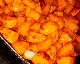 आलू प्याज़ की सब्जी (aloo pyaz ki sabzi recipe in Hindi) रेसिपी चरण 3 फोटो