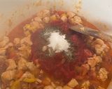 Chorizos, csirkés rigatoni recept fázis 2 fotója