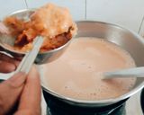 A picture of step 4 of Healthy, tasty unique dry fruit Chiku basundi.