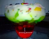 A picture of step 4 of Creamy Fruit Cocktail.