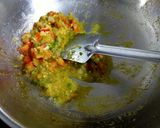 A picture of step 3 of Palak Paneer.