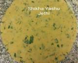 Spinach Maze Roti(Makki ki Roti) recipe step 3 photo
