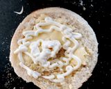 A picture of step 5 of My Ulster Fry, Cress and cheese on Muffin 😍.
