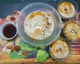A picture of step 3 of Nolen Gurer Malai Phirni.