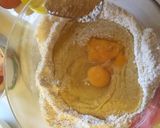 Hình bước làm 2 của món Banh Galette des rois (Bánh ba Vua)