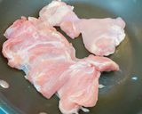 A picture of step 1 of Lemon Chicken.