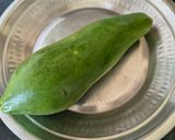 A picture of step 1 of Green Raw Papaya Peanuts Zesty Crunchy Salad.