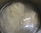 A picture of step 1 of Hakka noodles.