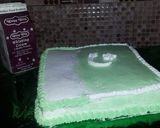 A picture of step 5 of Flag cake.