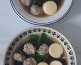 รูปขั้นตอนการทำที่ 2 ของ "ข้าวต้มไรซ์เบอรี่เต้าหู้หมูสับ"🥣😋