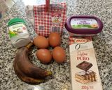 Foto del paso 1 de la receta: Bizcocho de chocolate y plátano