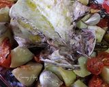 Foto del paso 11 de la receta: Breca al horno con escamas de sal piramidal al limón