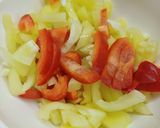 Tojásos lecsó recept fázis 2 fotója