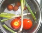 รูปขั้นตอนการทำที่ 1 ของ มะเขือเทศผัดไข่ 🍅 สไตล์เกาหลี