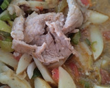 Foto del paso 5 de la receta: Bistec de cerdo con rajas y papas