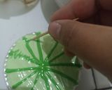 Foto langkah ke 6 dari resep Bolu Kukus Mekar (motif semangka).