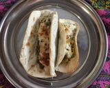 A picture of step 9 of Tacos with peas.