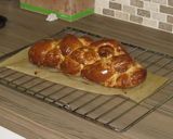 A picture of step 9 of Swiss plait bread.