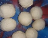 A picture of step 2 of Flour tortillas #4weekschallenge.