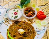 A picture of step 4 of Jowar and Sattu Thalipith.