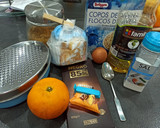 Foto del paso 1 de la receta: Cookies de avena, naranja y chocolate 85% 🍪🍊🍫