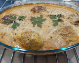 Foto del paso 6 de la receta: Jamoncitos de pollo en salsa de tomate, nata y queso 🍗🧀🍅