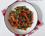 Foto langkah ke 5 dari resep Tumis Wortel Buncis Daging Giling.