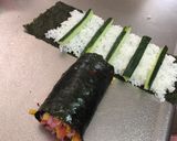 A picture of step 14 of Rose Sushi Roll.