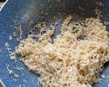 A picture of step 1 of Maggi Manchurian with Steamed Rice.