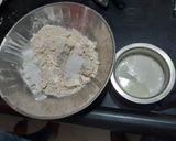 A picture of step 1 of No bake no Yeast three cheese pizza.