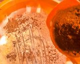A picture of step 1 of Chocolate cake.