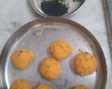 A picture of step 4 of Aloo Kulcha (no yeast).