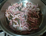 Foto del paso 1 de la receta: Patatas con champiñones y bacon. Fácil, rápido y sencillo