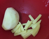 Foto del paso 1 de la receta: Papas fritas bien crocantes al horno
