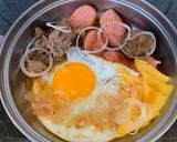 Hình bước làm 1 của món Bánh Mì Chảo