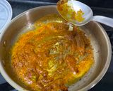 A picture of step 2 of Matar Paneer.