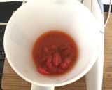 Foto del passaggio 1 della ricetta Spaghetto con salsa di datterini, e burrata con pistacchi