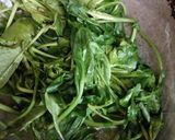 A picture of step 2 of Palak paneer.