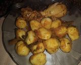 Foto del paso 4 de la receta: Pollo a la portuguesa con ñocotes