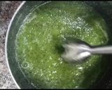 A picture of step 4 of Kiwi sauce.