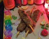 A picture of step 10 of Turkish adana kabab 😍🇹🇷.