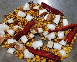 A picture of step 5 of Bittergourd Tuvar dal Curry.