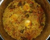 A picture of step 8 of Hyderabadi Egg Dum Biryani.