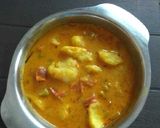 A picture of step 11 of Potato sabji in buttermilk curry.