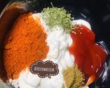 A picture of step 2 of Tandoori garlic mayonnaise dip.