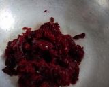 A picture of step 3 of Beetroot Ladoo.